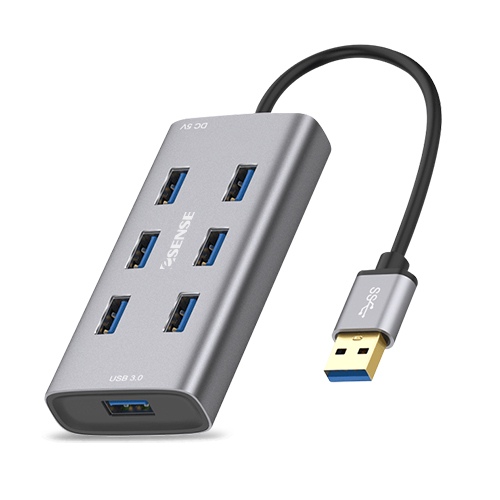 Esense 鋁合金7 Port USB3.0集線器