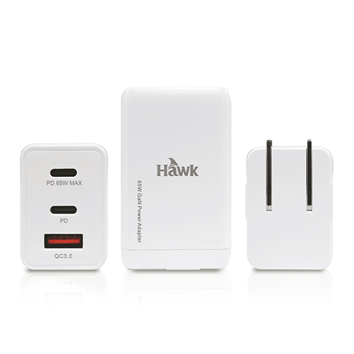 Hawk PD 65W 3埠快速電源供應器